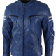 Illustration for article titled Biggest Sale on Our Store 50% OFF! Mens Slim Fit Real Leather Biker Racing Jacket Blue White Stripes Retro Vintage!em/em